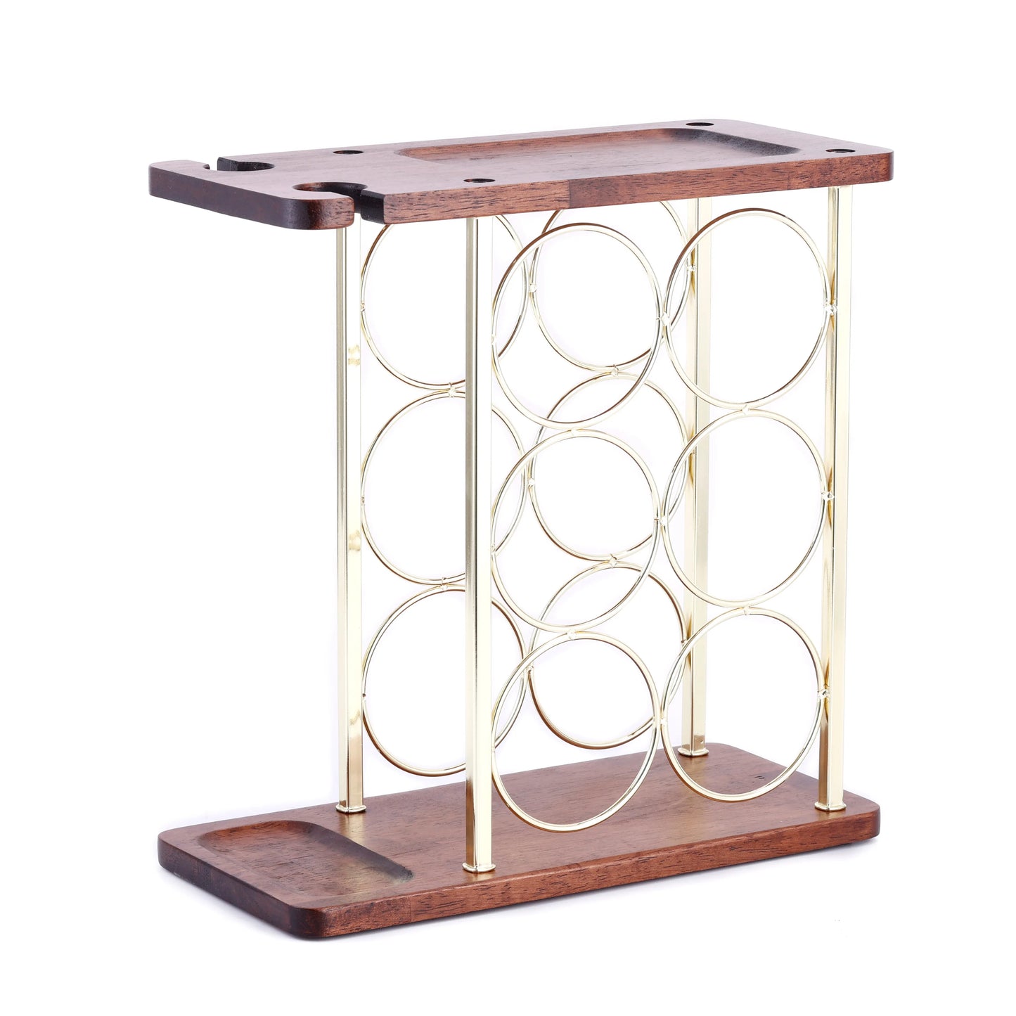 Bodeguera Organizador de Madera para Botellas de Vino + Regalo