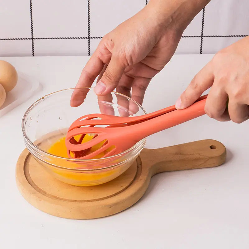 Pinza de Plastico Multifunción - Batidor de Huevo - 3 en 1