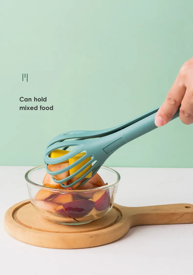 Pinza de Plastico Multifunción - Batidor de Huevo - 3 en 1
