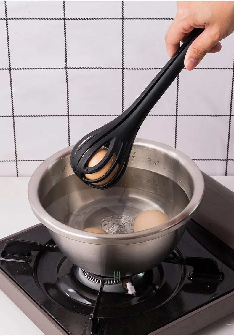 Pinza de Plastico Multifunción - Batidor de Huevo - 3 en 1
