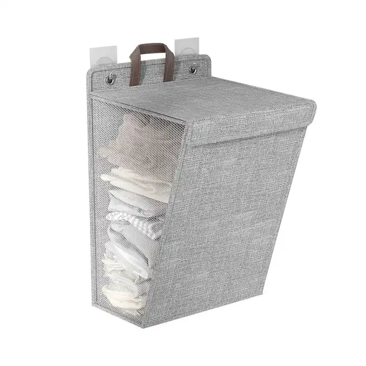 Cesta plegable de almacenamiento ropa para colgar pared