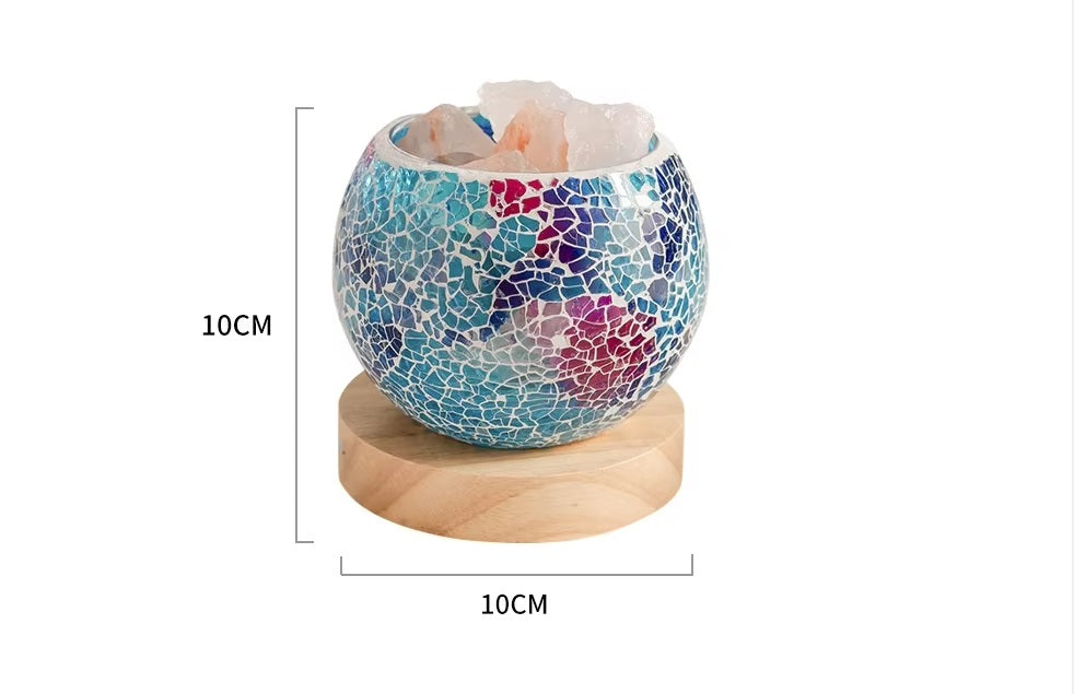 Lampara Aromatizadora De Sal Himalaya Carga Usb + Escencia