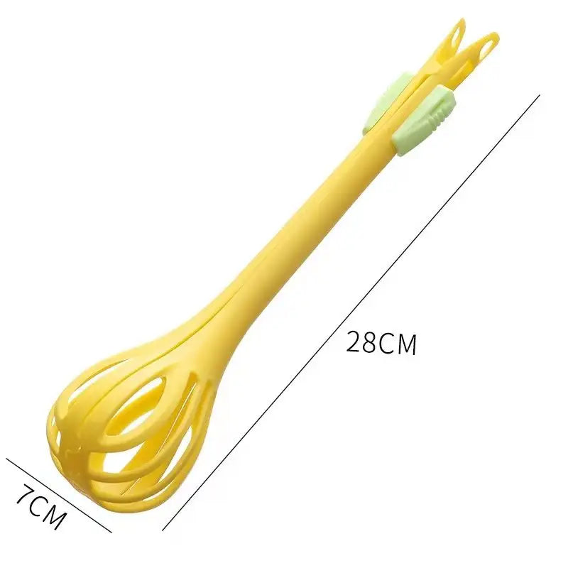Pinza de Plastico Multifunción - Batidor de Huevo - 3 en 1