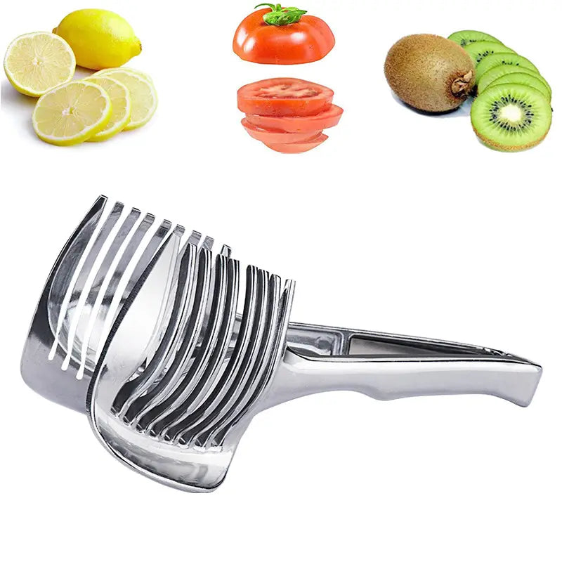 Pinza de Acero Inoxidable para Cortar Verduras y Frutas en Rebanadas