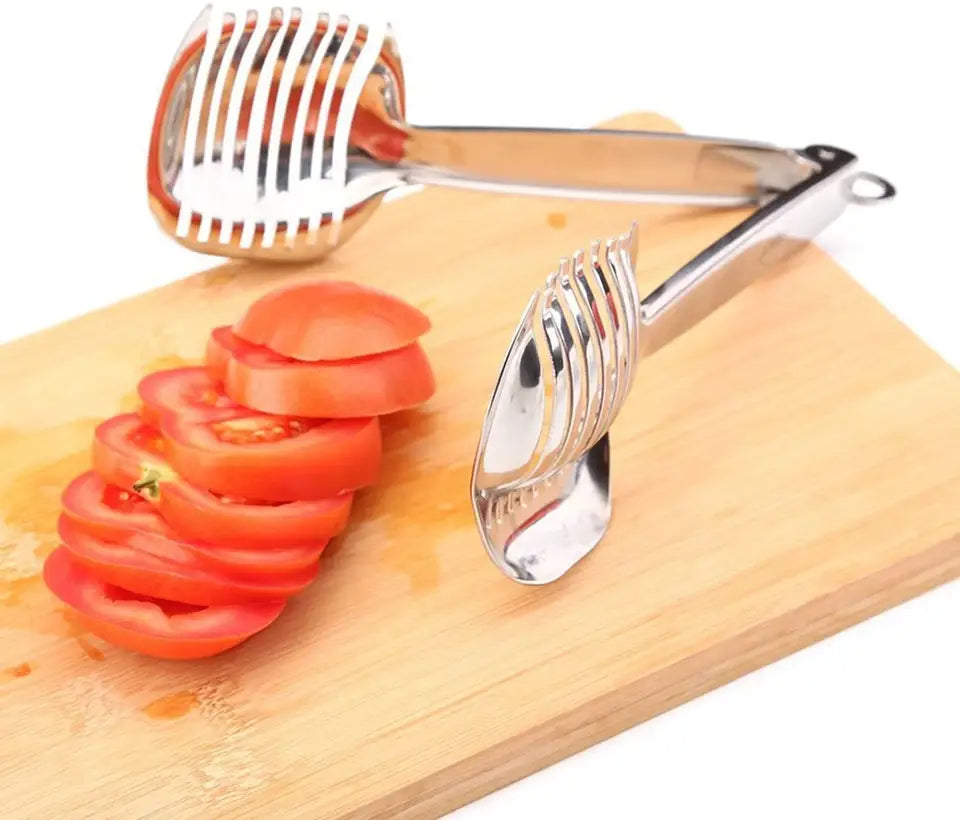 Pinza de Acero Inoxidable para Cortar Verduras y Frutas en Rebanadas