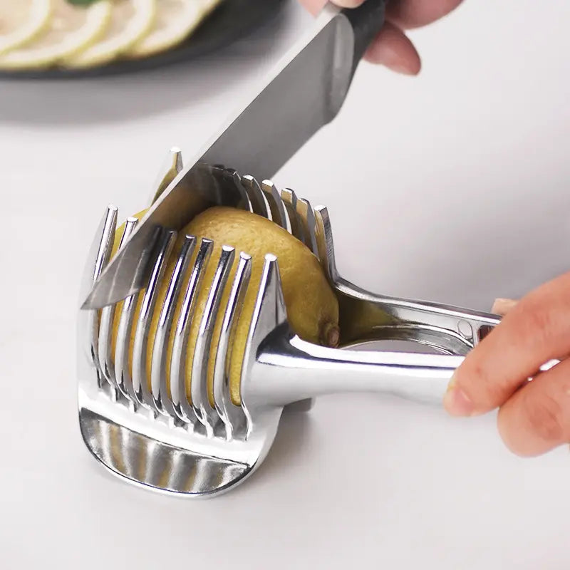 Pinza de Acero Inoxidable para Cortar Verduras y Frutas en Rebanadas