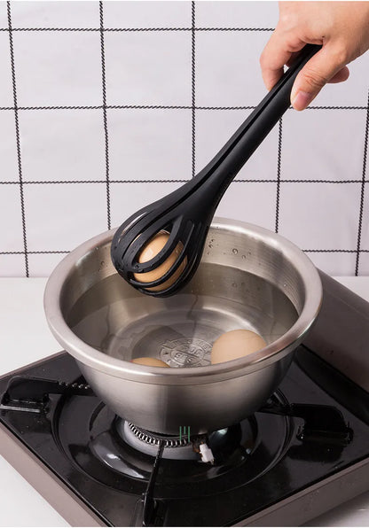 Pinza de Plastico Multifunción - Batidor de Huevo - 3 en 1