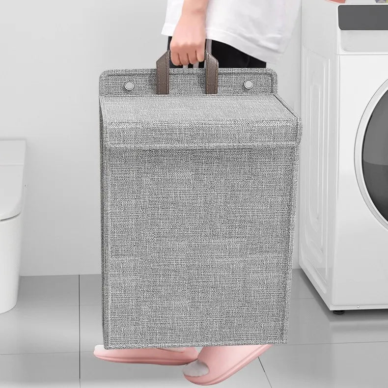 Cesta plegable de almacenamiento ropa para colgar pared