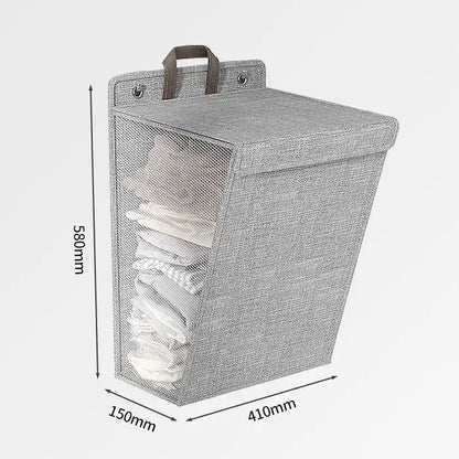 Cesta plegable de almacenamiento ropa para colgar pared