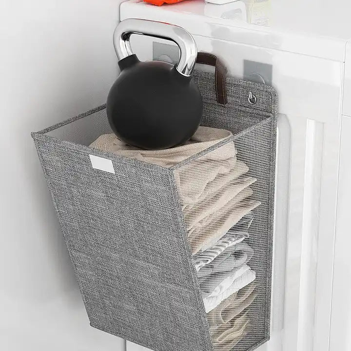 Cesta plegable de almacenamiento ropa para colgar pared