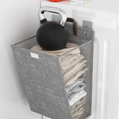 Cesta plegable de almacenamiento ropa para colgar pared